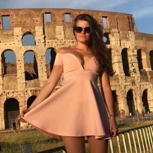 Pink sexy dress